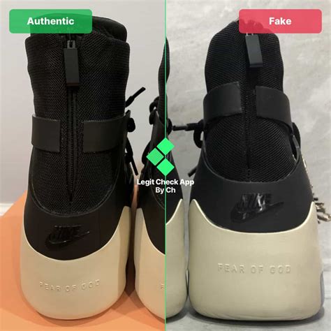 real vs fake fear of god nike|fear of god boots price.